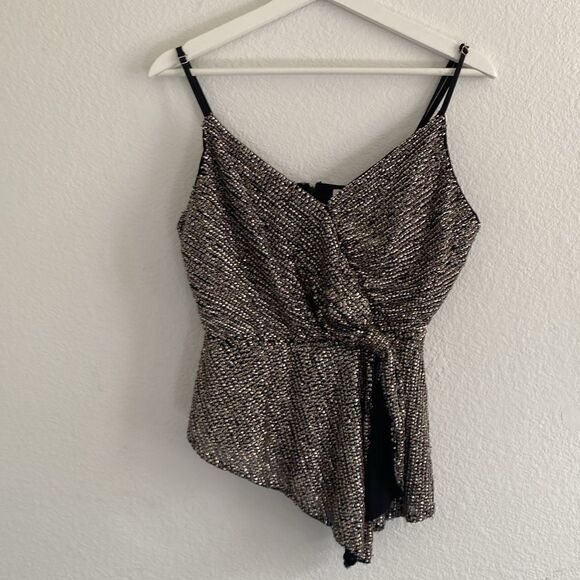 Parker Belinda Sequined Asymmetrical Top - Picture 3 of 5